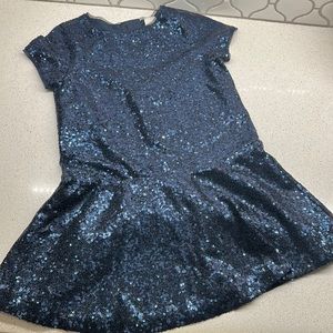 🪩GAP 6-7 Navy Sequin Dress🪩